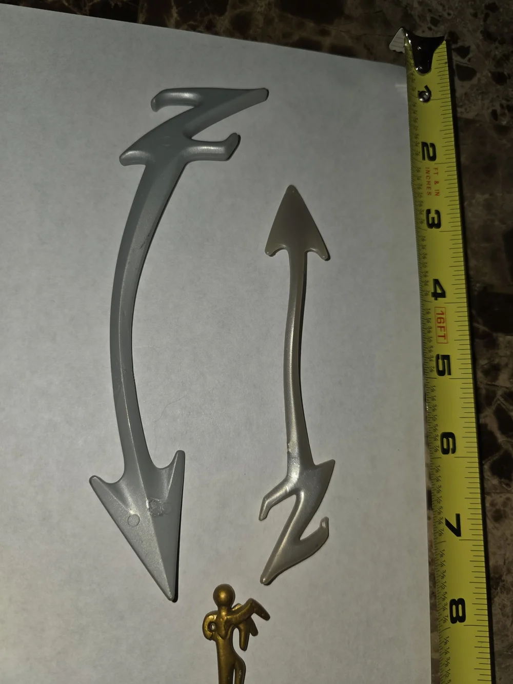 5 VINTAGE POWER RANGER ZEO STAFF LORD ZED MISSLE MMPR WILD FORCE PIECE PARTS